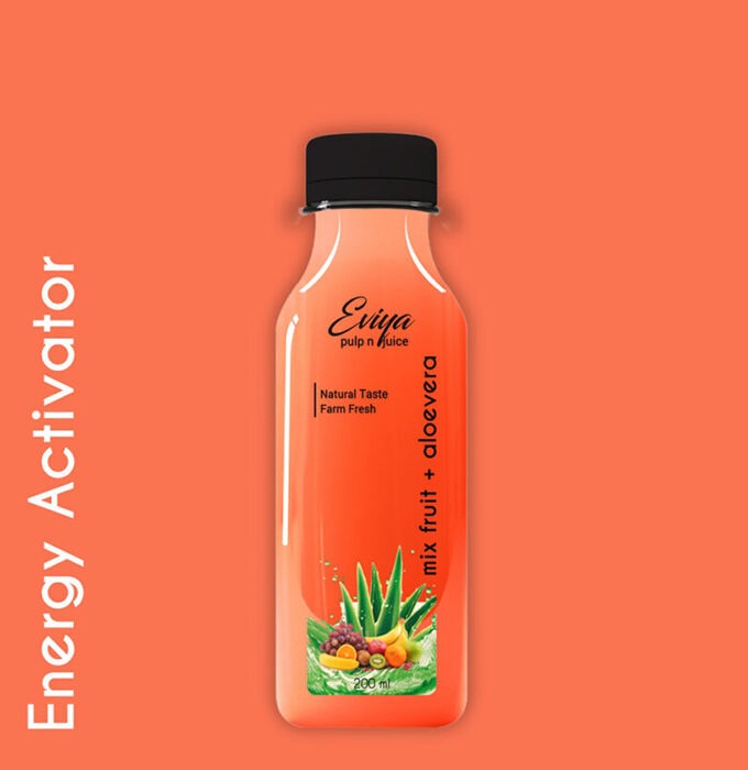 Eviya Fruit Pulp and Aloe Vera Juice Drink 8 Flavors