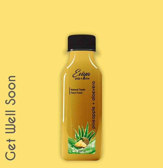 Eviya Fruit Pulp and Aloe Vera Juice Drink 8 Flavors